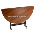 Wholesale round small foldable desk with factory price